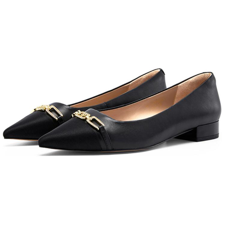 Повседневные туфли на каблуке 2 см женские NINE WEST, черные — фото 3