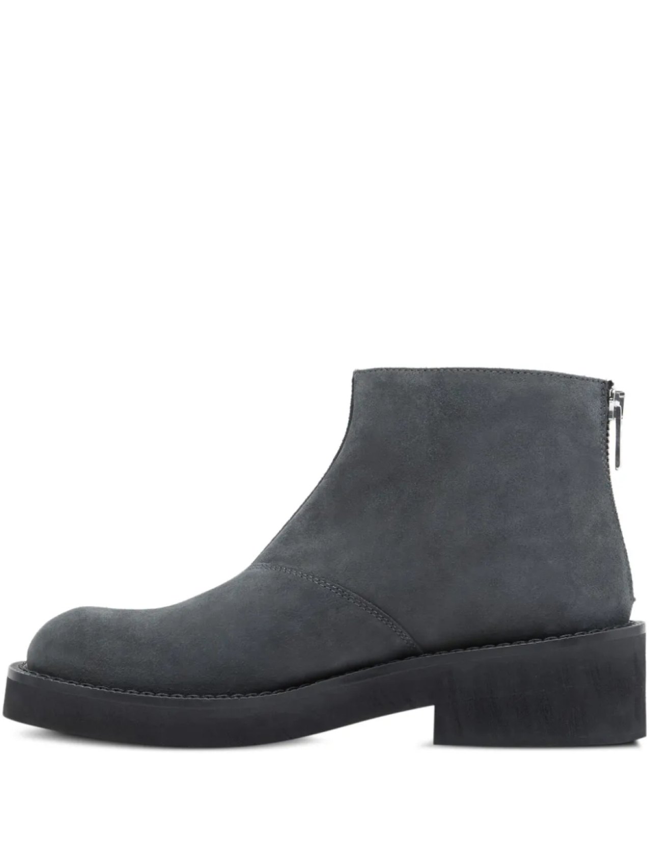 

Кожаные ботильоны MM6 Maison Margiela, синий