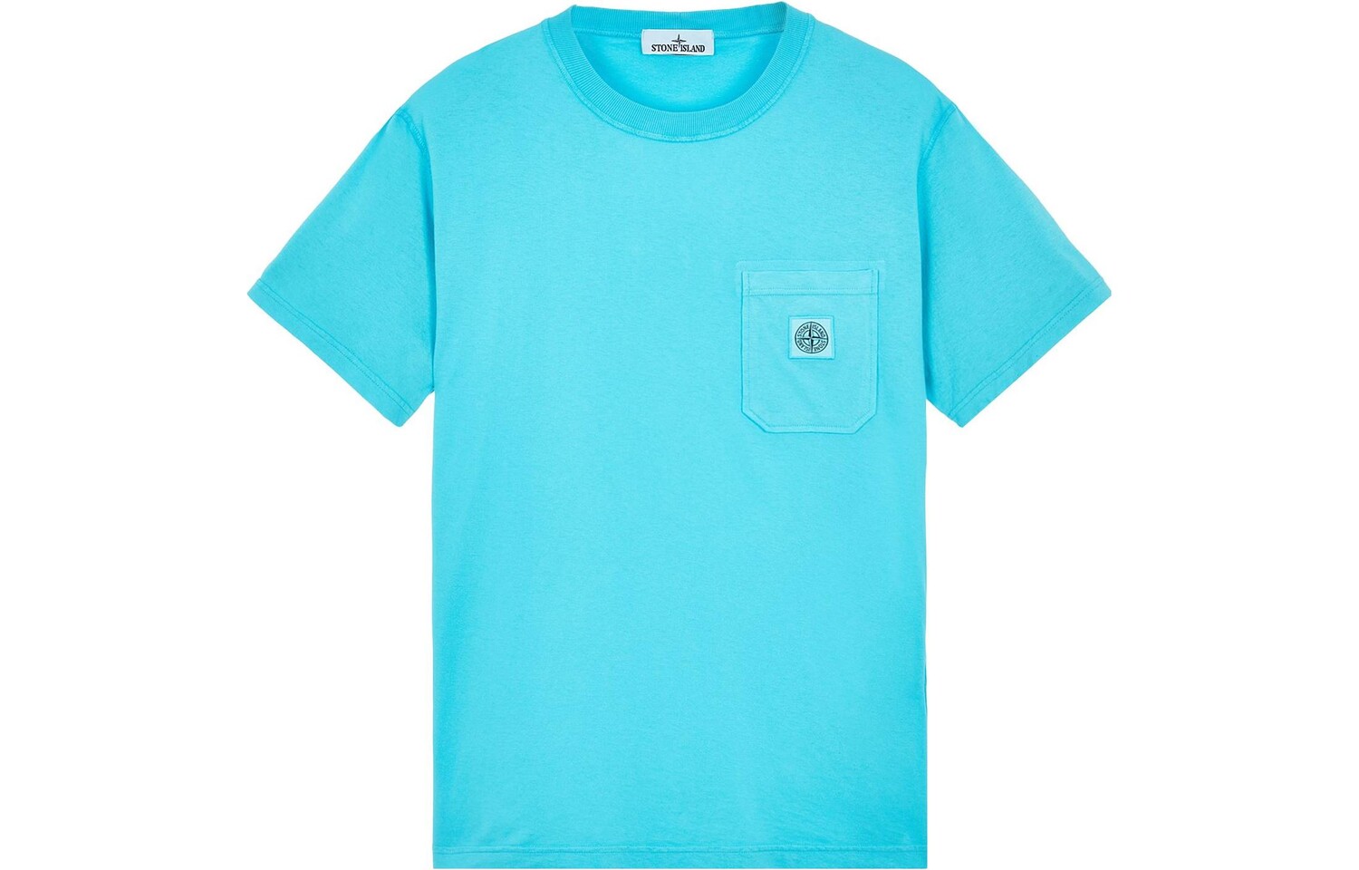 

Футболка мужская небесно-голубая Stone Island, голубой