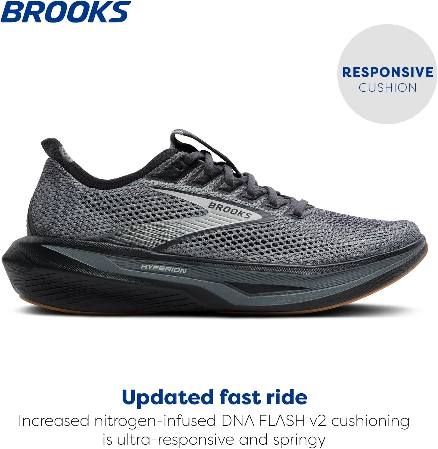Женские кроссовки Brooks Revel 7, Primer Ebony Oyster — фото 2