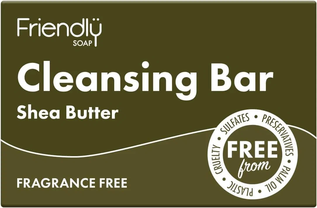 Очищающее мыло для лица с маслом ши Friendly Soap, 1 шт.