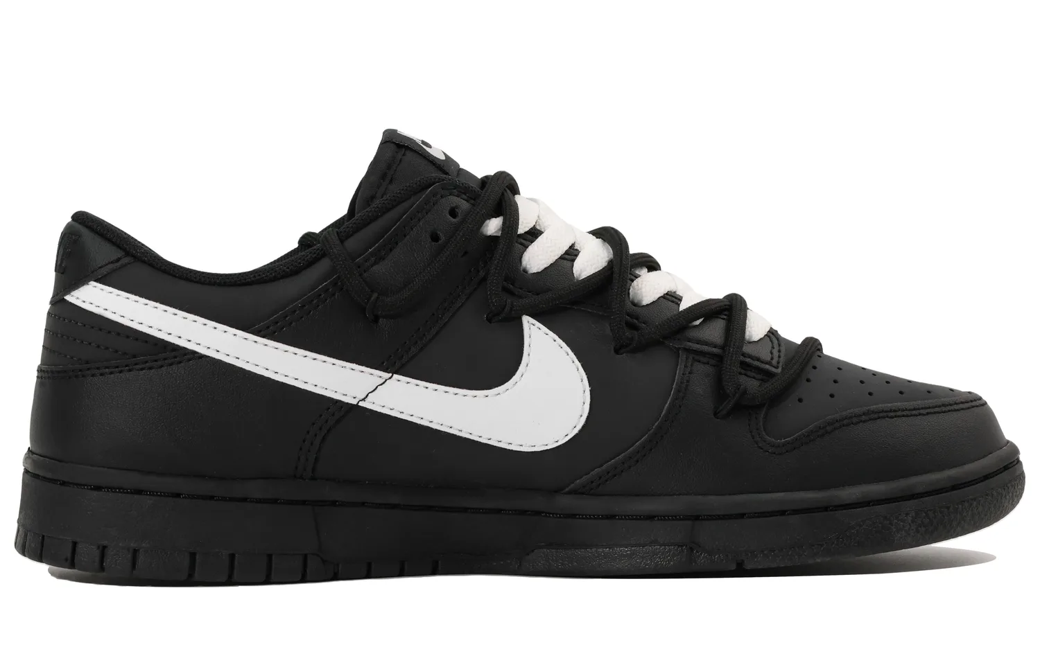 Nike Dunk Low top Skateboard Shoes мужские черно-белые — фото 4