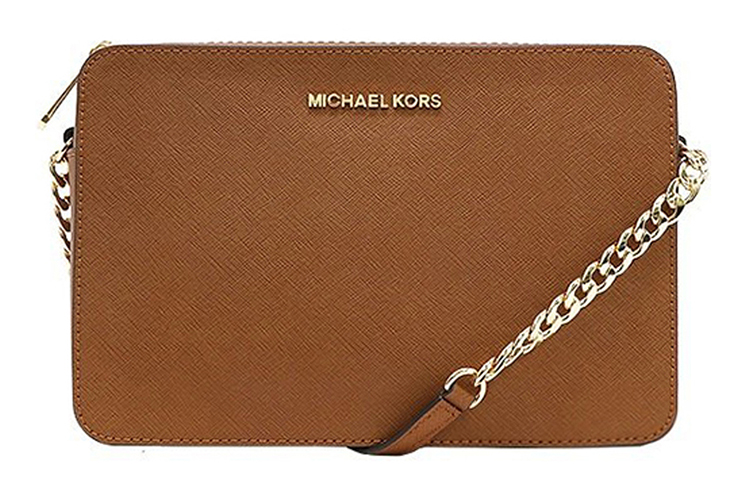 

Michael Kors Сумка через плечо Jet Set из натуральной коровьей кожи, большая, женская, карамельно-коричневого цвета