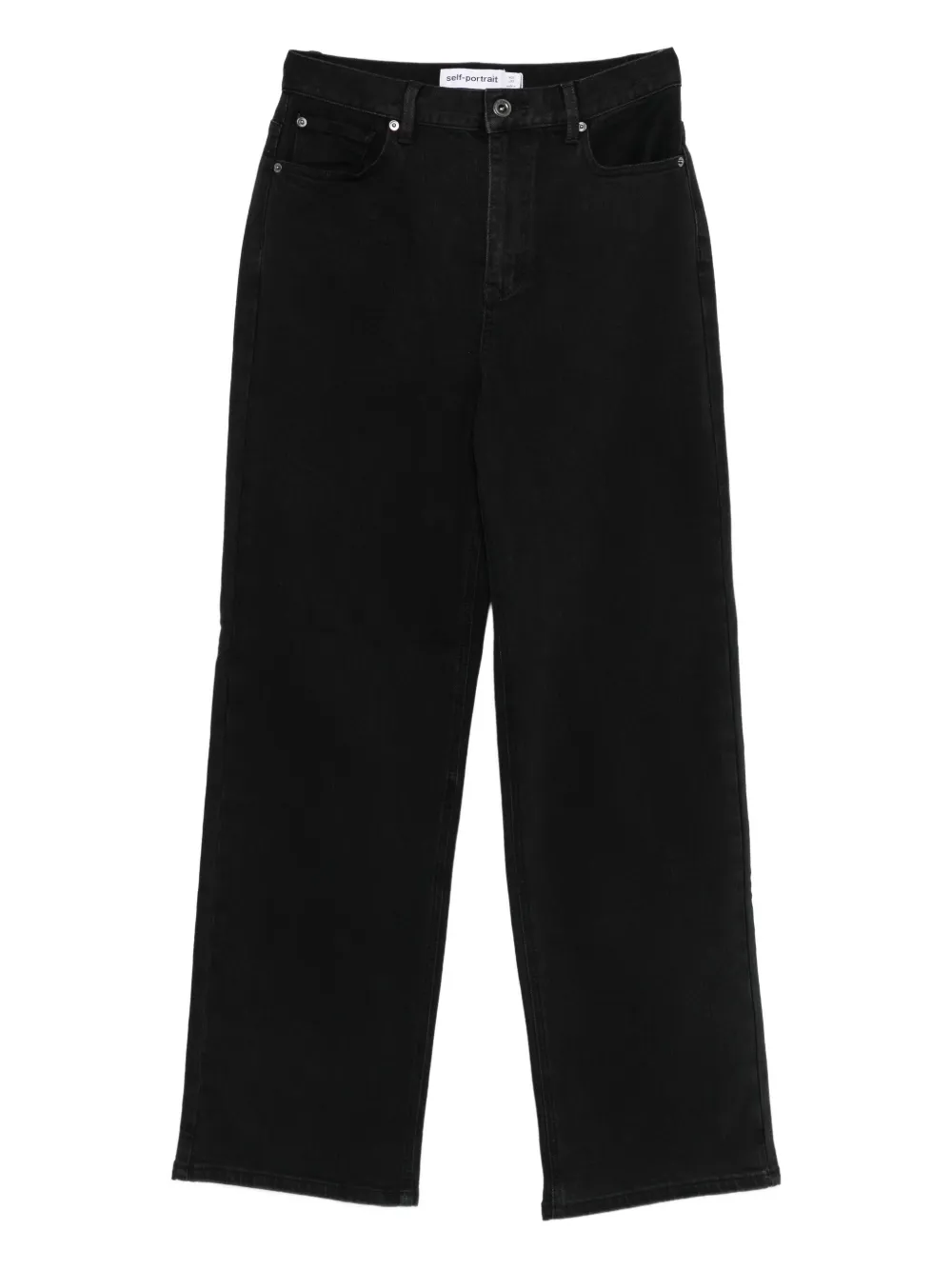 

Джинсы с пятью карманами Self-Portrait, черный