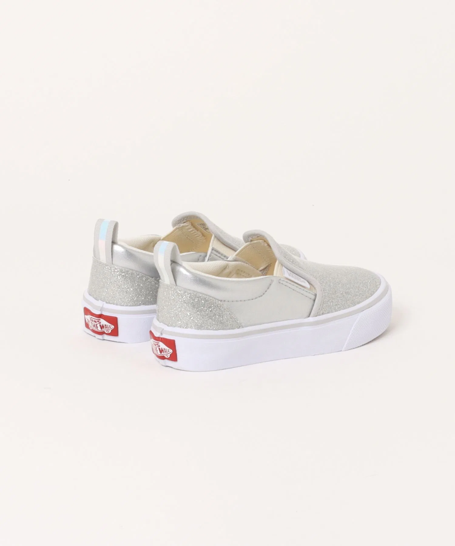 Детские слипоны VANS SLIP ON V98PS GL SILVER — фото 2