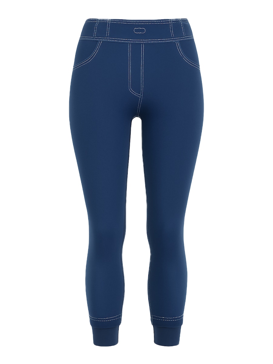 

Узкие джеггинсы C&City, темно-синий