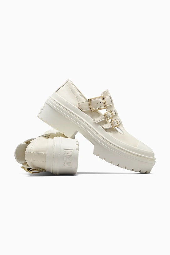 Кожаные полуботинки Chuck Taylor All Star Lugged Heel MJ Converse, белый — фото 4