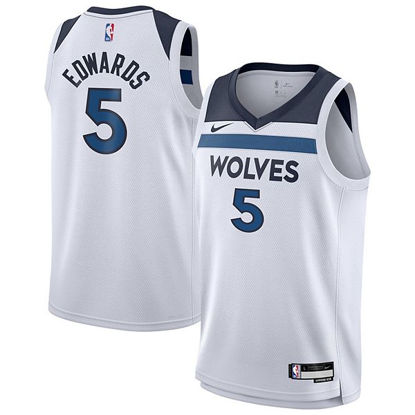 

Футболка Minnesota Timberwolves Anthony Edwards Swingman, белая Nike