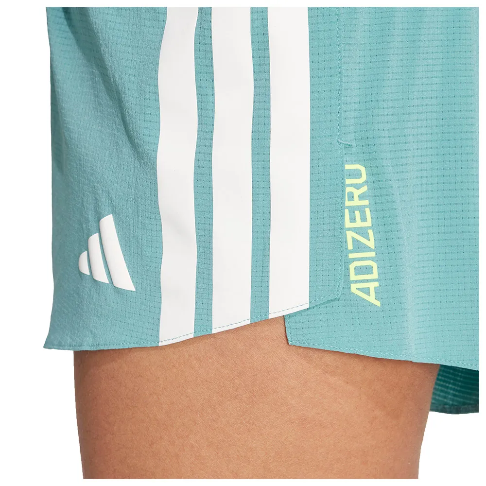 Шорты adidas Adizero Gel Pocket 3В'' shorts, синий — фото 3