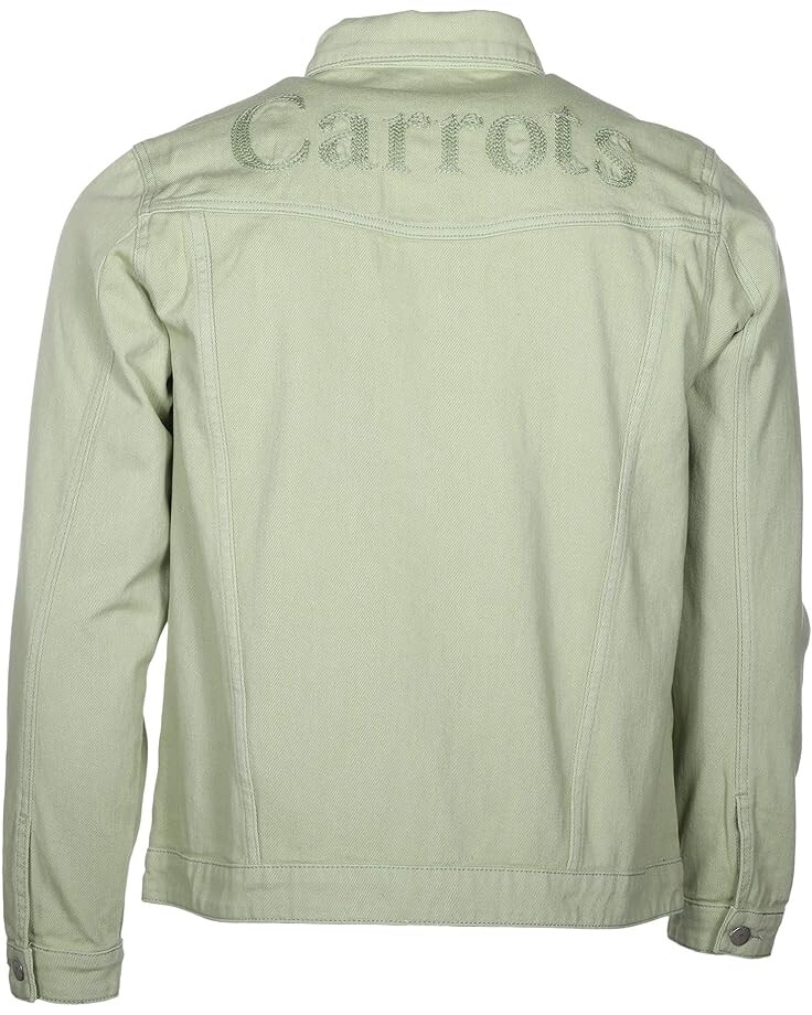 

Куртка Carrots By Anwar Carrots Wordmark Denim Jacket, цвет Sage Green