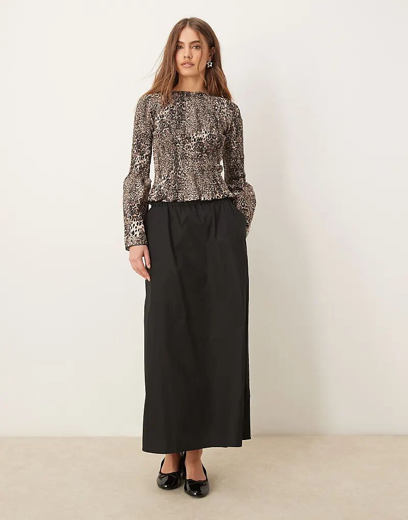 

Юбка миди черного цвета Miss Selfridge
