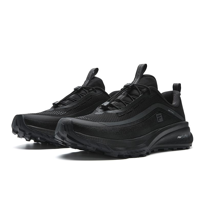 FILA LYNX3+ Амортизирующие устойчивые к истиранию легкие низкие кроссовки для мужчин Galloping Horse Black — фото 4