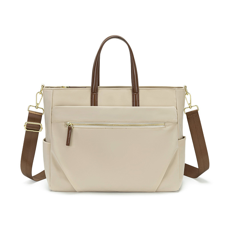 

PAYOT Нейлоновая портативная сумка через плечо для ноутбука большого размера unisex apricot/black