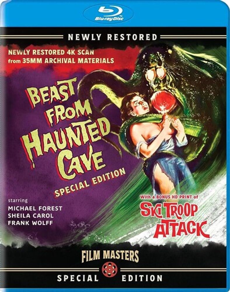 

Диск Blu-ray Beast From Haunted Cave / Ski Troop Attack