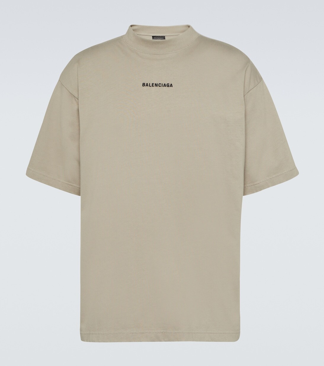 

Футболка из хлопкового джерси Balenciaga, черный