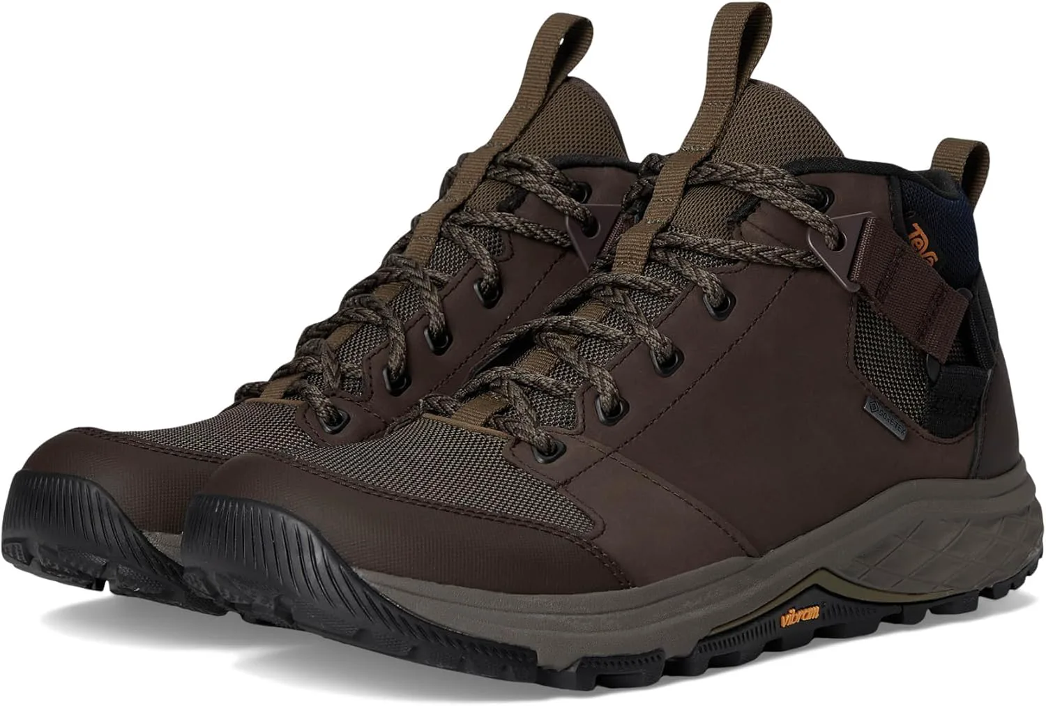 Женские водонепроницаемые походные ботинки Teva Grandview с технологией Gore-Tex, коричневый/темно-оливковый
