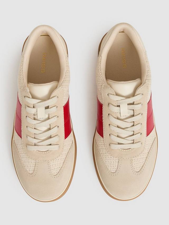 Lizzie Woven низкие кеды Reiss, Neutral — фото 4