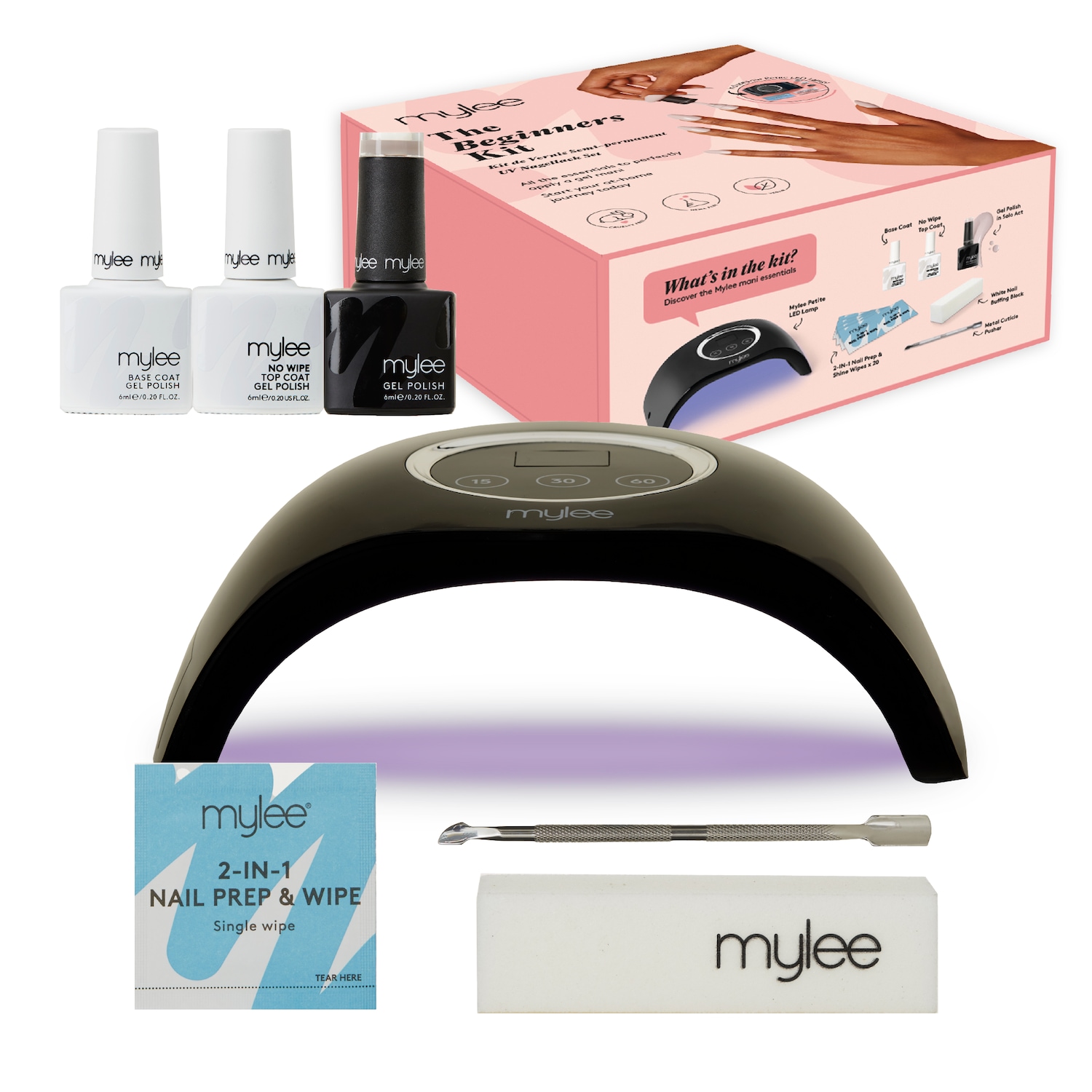 

Лак для ногтей gel nagellack the beginners kit Mylee, количество 1 шт.
