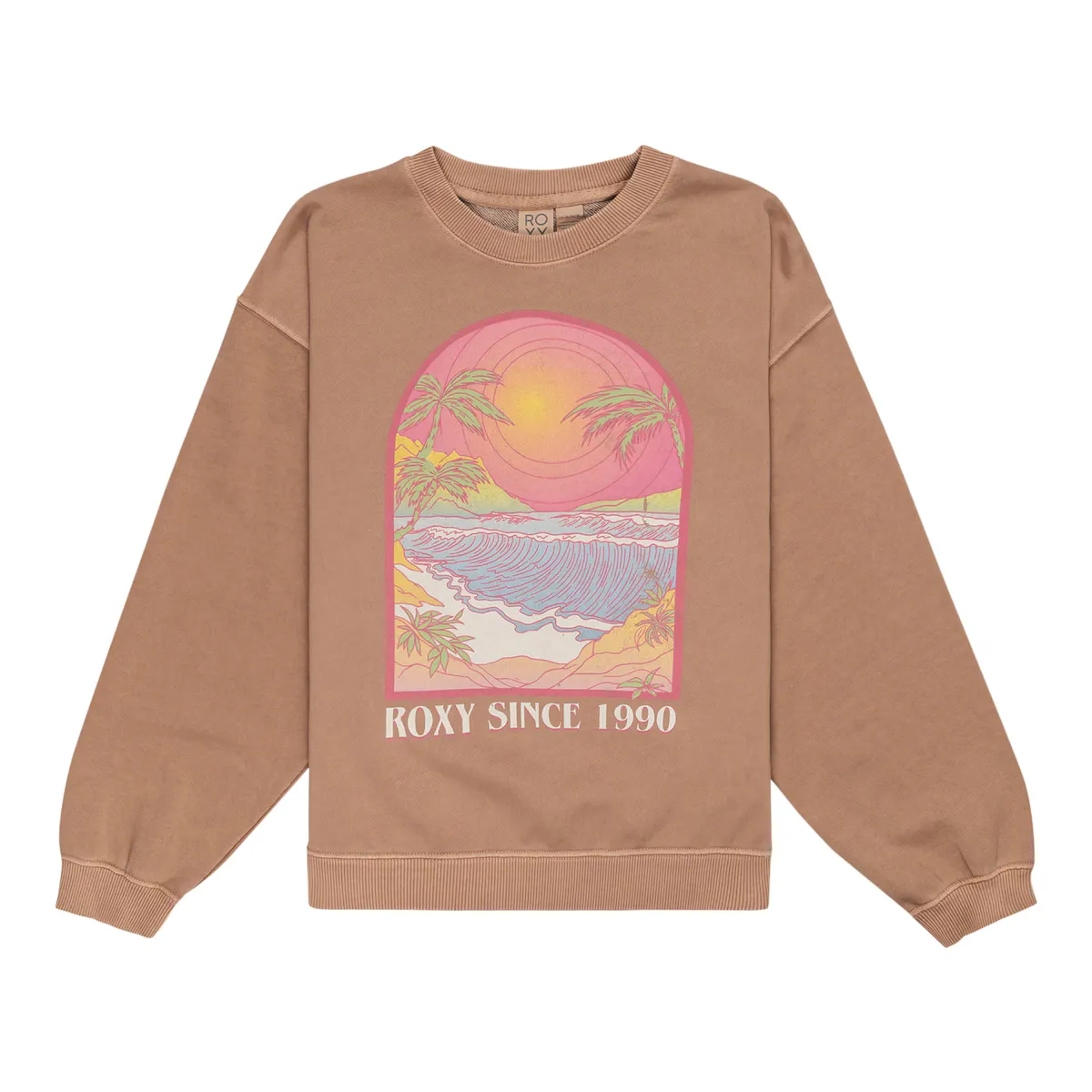 

Детская толстовка Roxy Lineup, коричневый