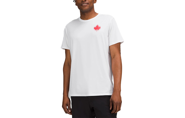 

Lululemon Футболка Team Canada The Fundamental с логотипом Coc в красном цвете для мужчин