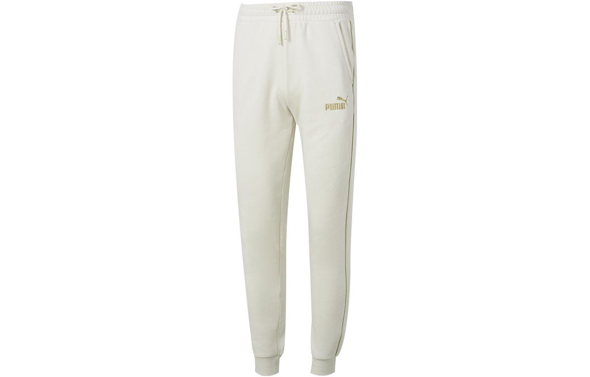 

Вязаные спортивные штаны мужские экрю PUMA