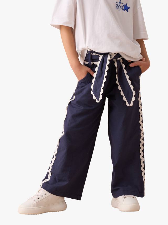 

Детские брюки Erica из льняной смеси Angel & Rocket, Navy