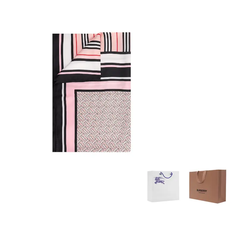 

Burberry Шёлковый шарф, Pink