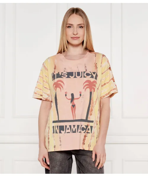 

Футболка Boyfriend fit One Teaspoon, розовый