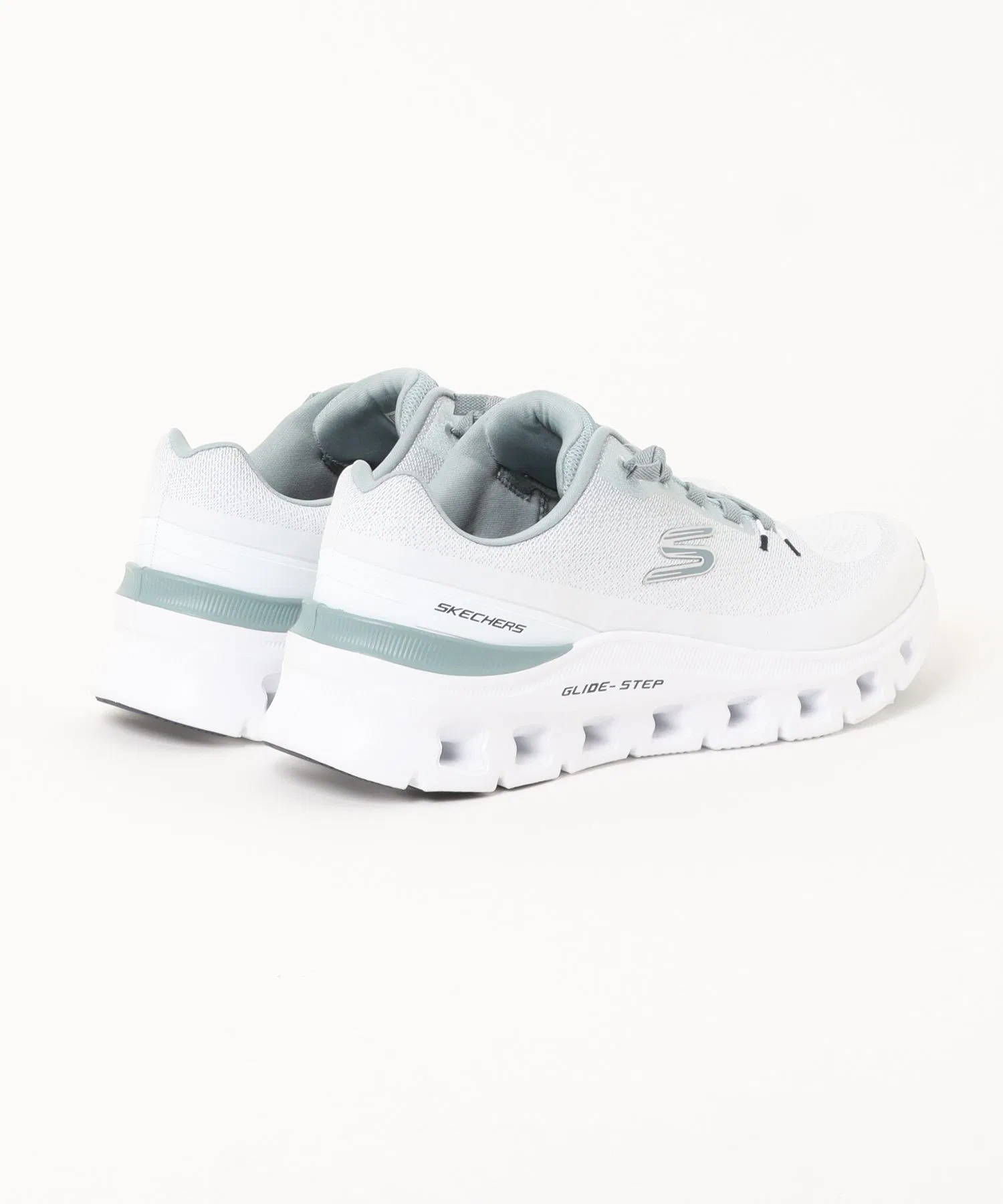 Мужские кроссовки SKECHERS GLIDE-STEP PRO-WAVERRA для ходьбы бежевые — фото 2