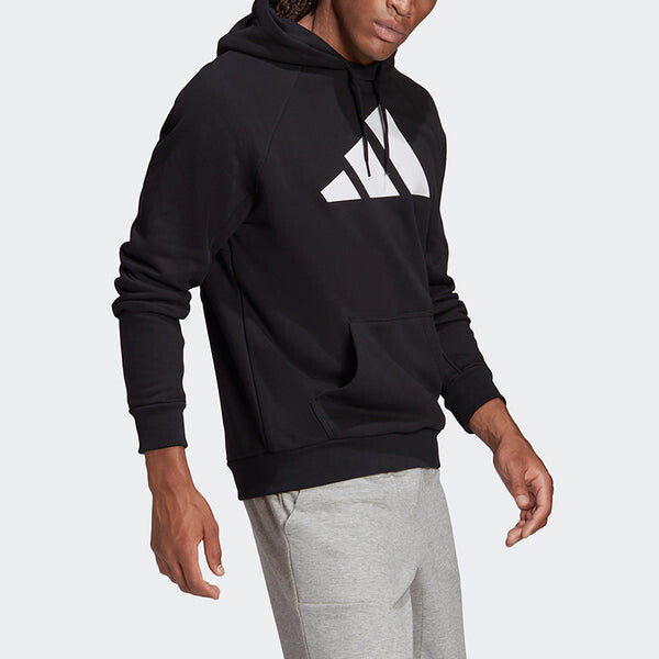 Толстовка m fi hood casual sports hooded pullover black Adidas, черный — фото 4