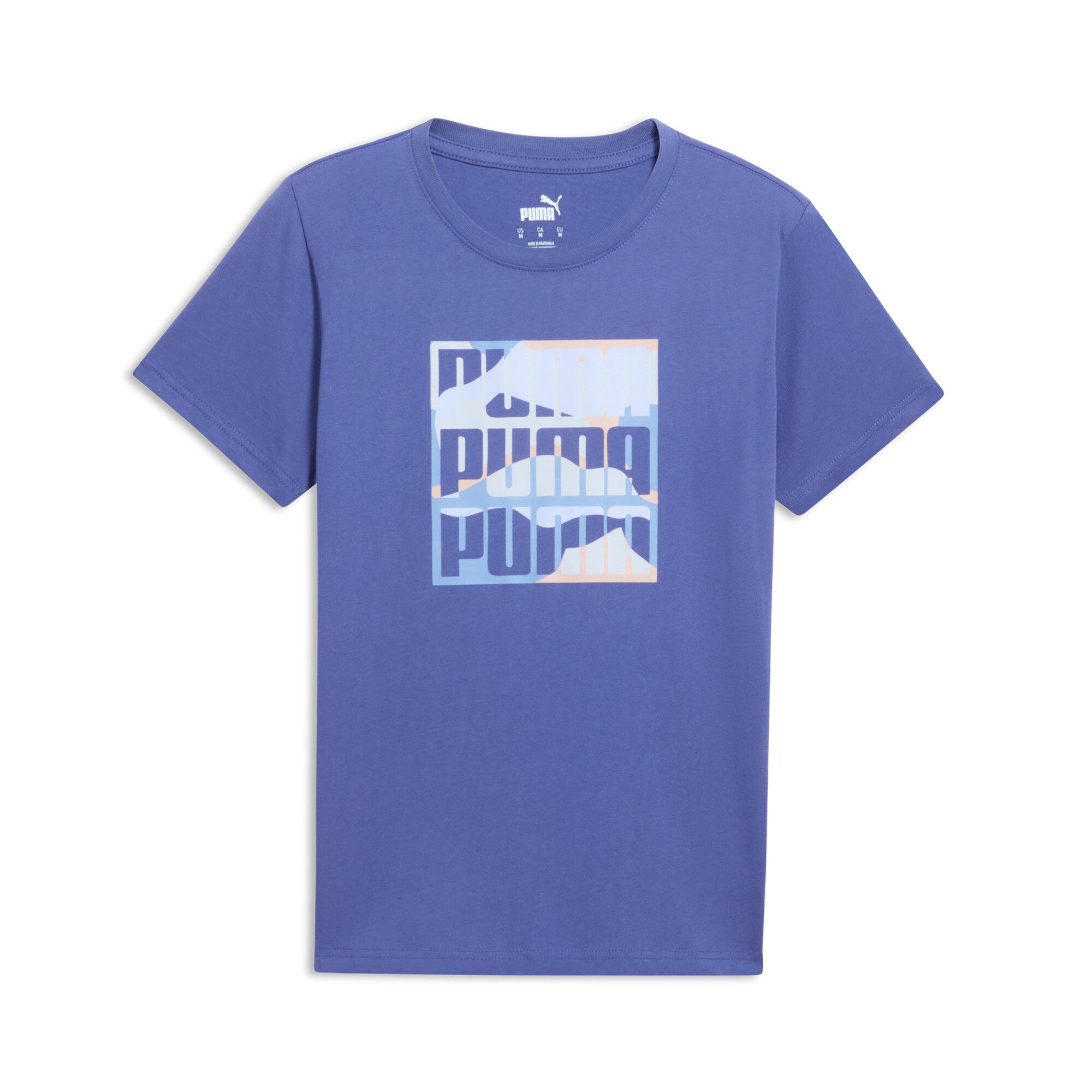 

Женская футболка PUMA GRAPHICS Mountain, цвет blue crystal