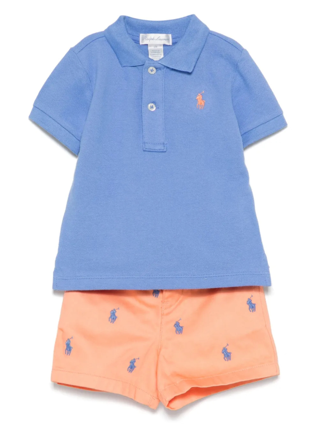 

POLO RALPH LAUREN KIDS Комплект из шорт Polo Pony с вышивкой, синий