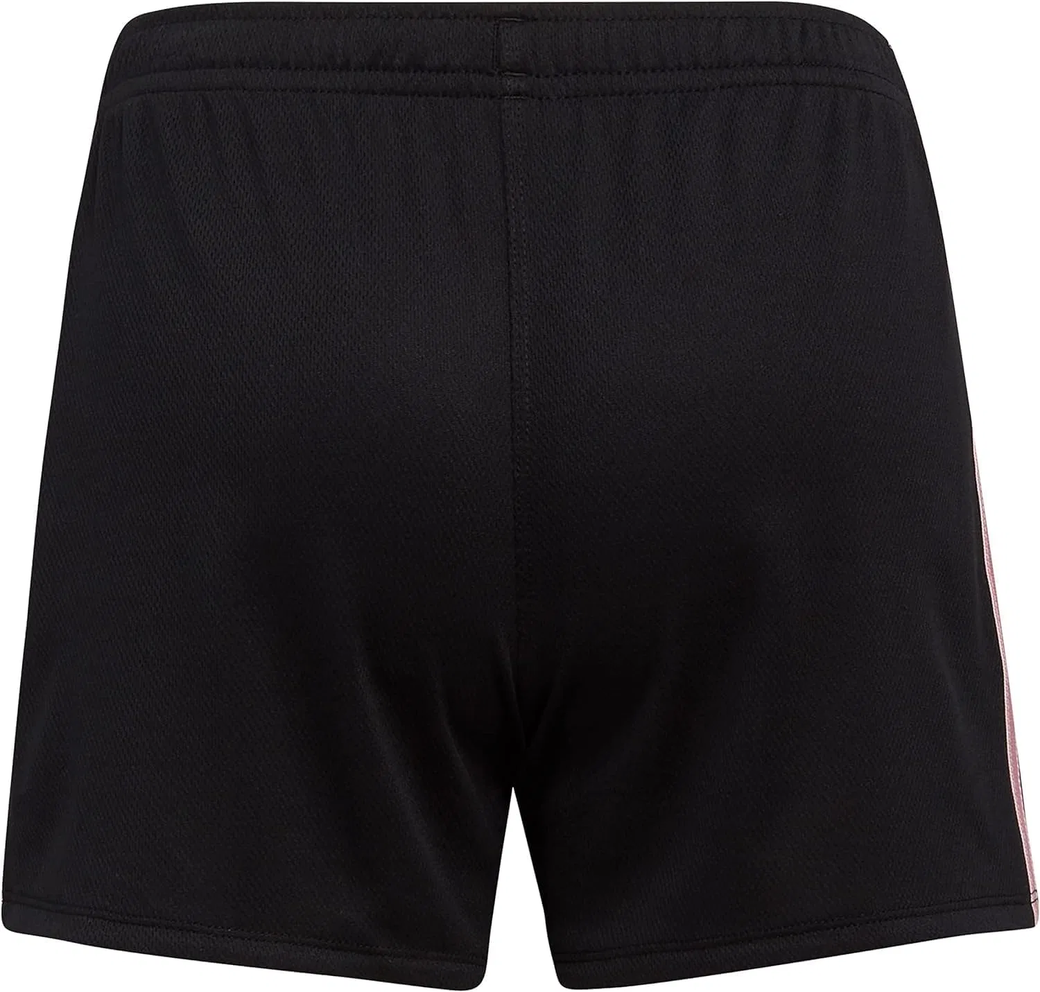 Детские сетчатые шорты Adidas с тремя полосками, Adi Black/Pink — фото 3