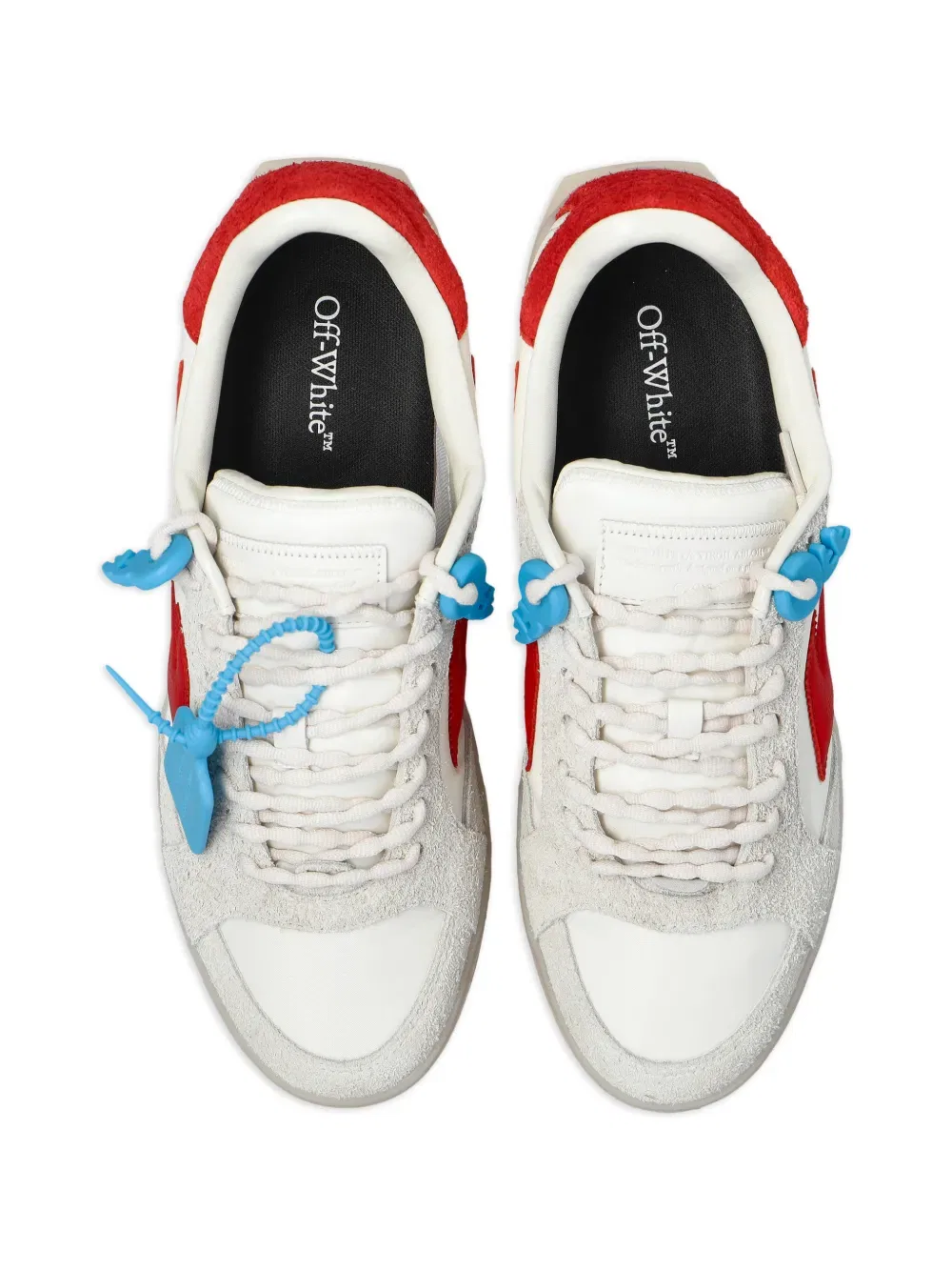 Кроссовки с аппликацией в виде стрелки, символизирующей конец игры Off-White, белый — фото 4