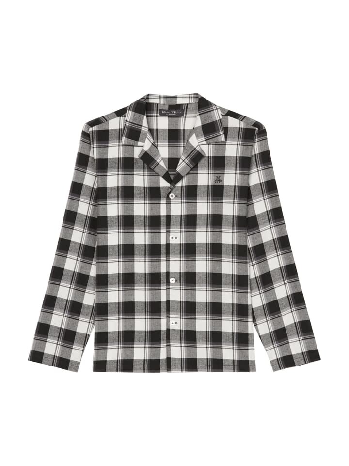 

Лонгслив Marc O'Polo Longsleeve Homey Flanell, цвет black check