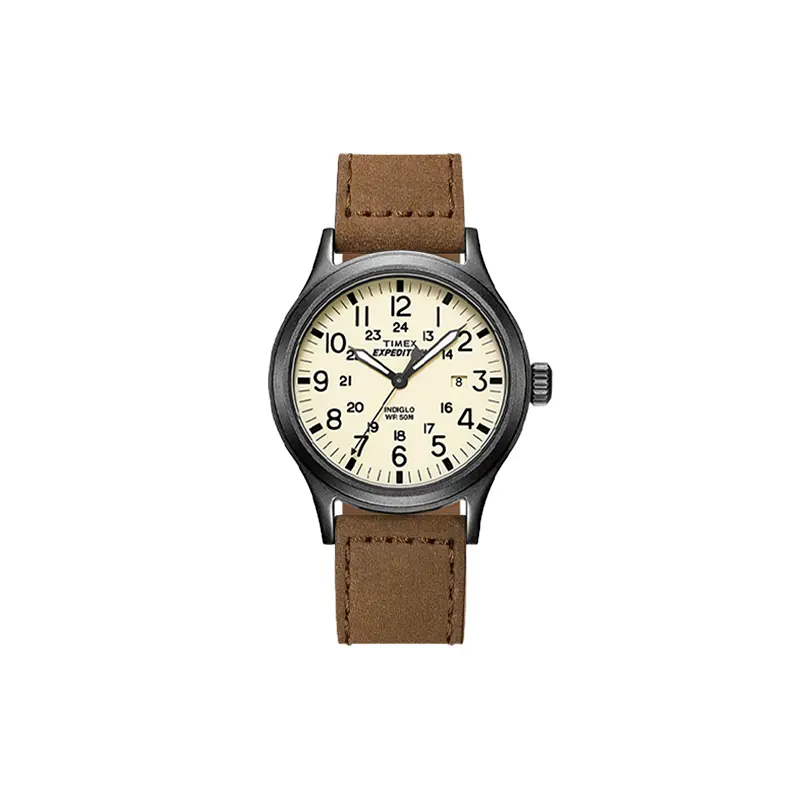 

TIMEX Часы Expedition Collection Wrist Watch Quartz Movement Leather Strap White Dial Men's Watch