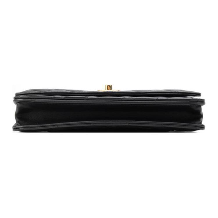 CHANEL Сумка WOC из ягненка женская black — фото 3