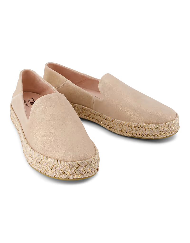 Тапочки Toms Carolina розового цвета — фото 2