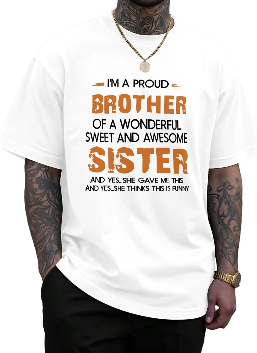 

Футболка мужская KUYIGO с принтом, короткий рукав