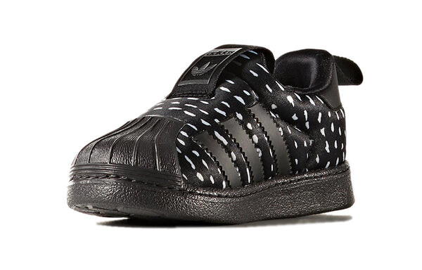 Кроссовки оригинальные superstar зима 360 л Adidas, черный — фото 3