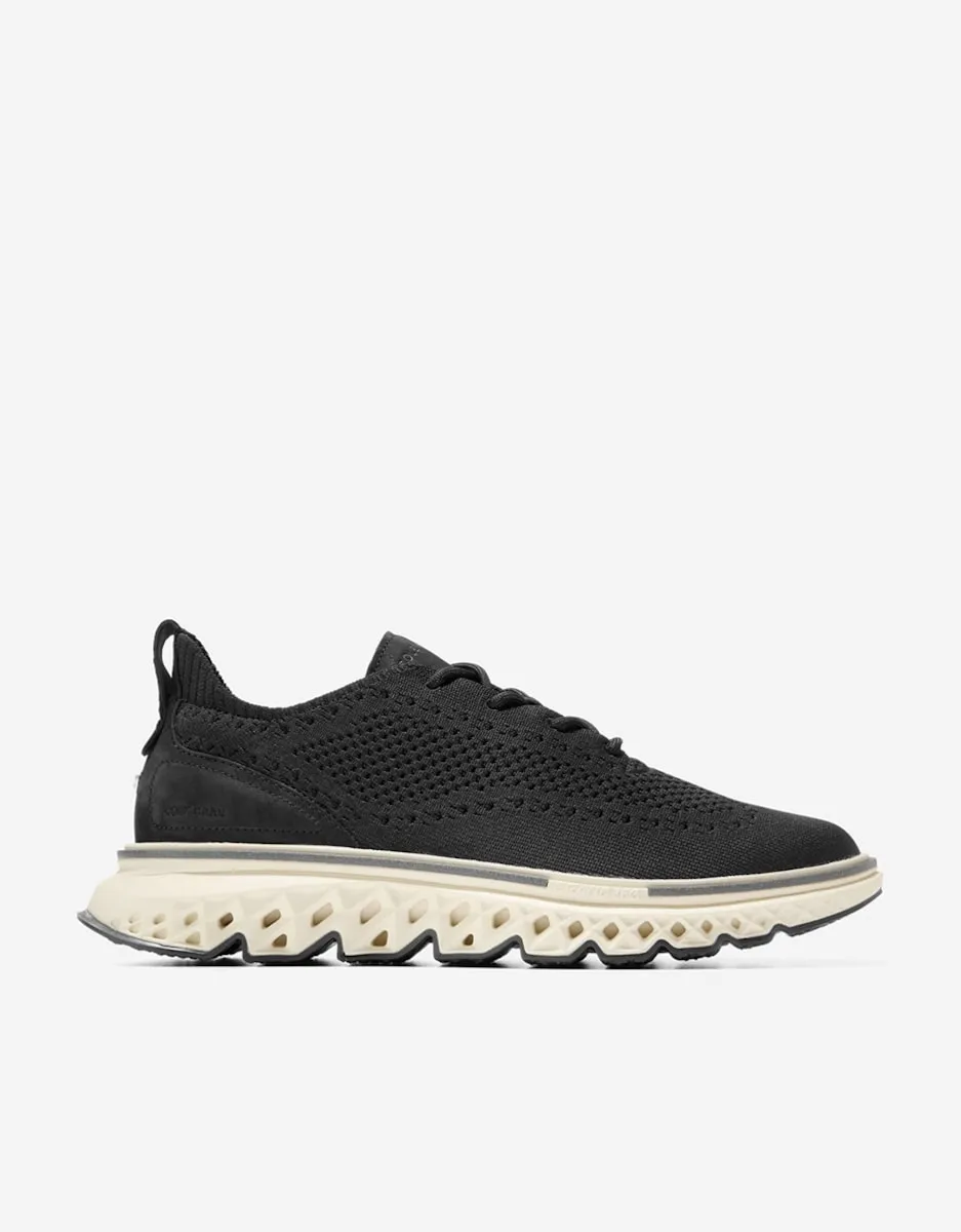 

Мужские повседневные туфли на шнуровке из ткани Stitchlite Cole Haan, черный