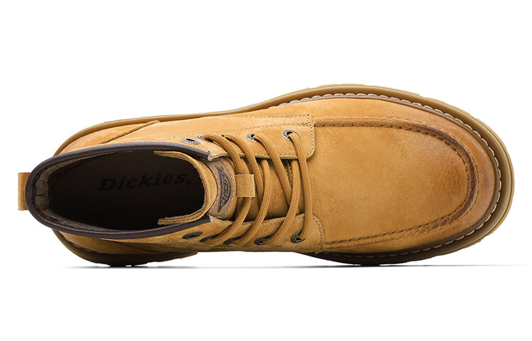 Ботинки мужские Dickies со шнуровкой и логотипом, желтый — фото 3