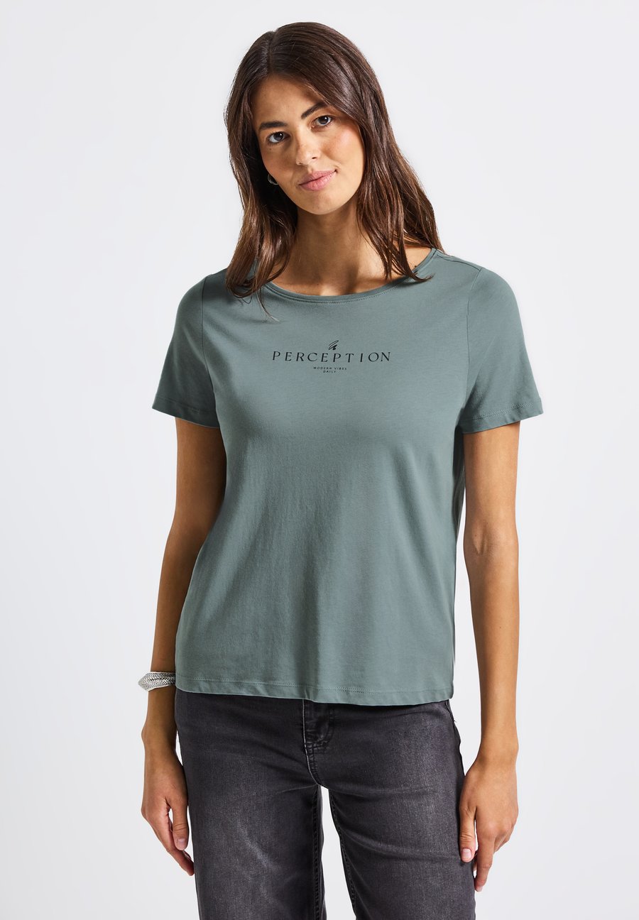 

Футболка Street One Print T-shirt, Blau/Blue