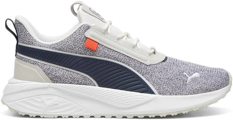 Мужские кроссовки PUMA Pacer 23 Street Trainers, Cool Light Gray Club Navy Feather Gray Puma Red