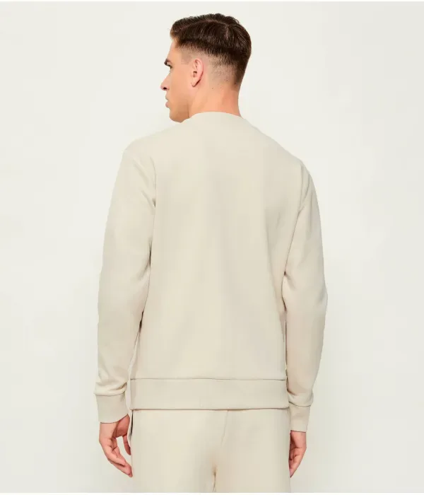 Толстовка Salbo regular fit Boss Green, бежевый — фото 3