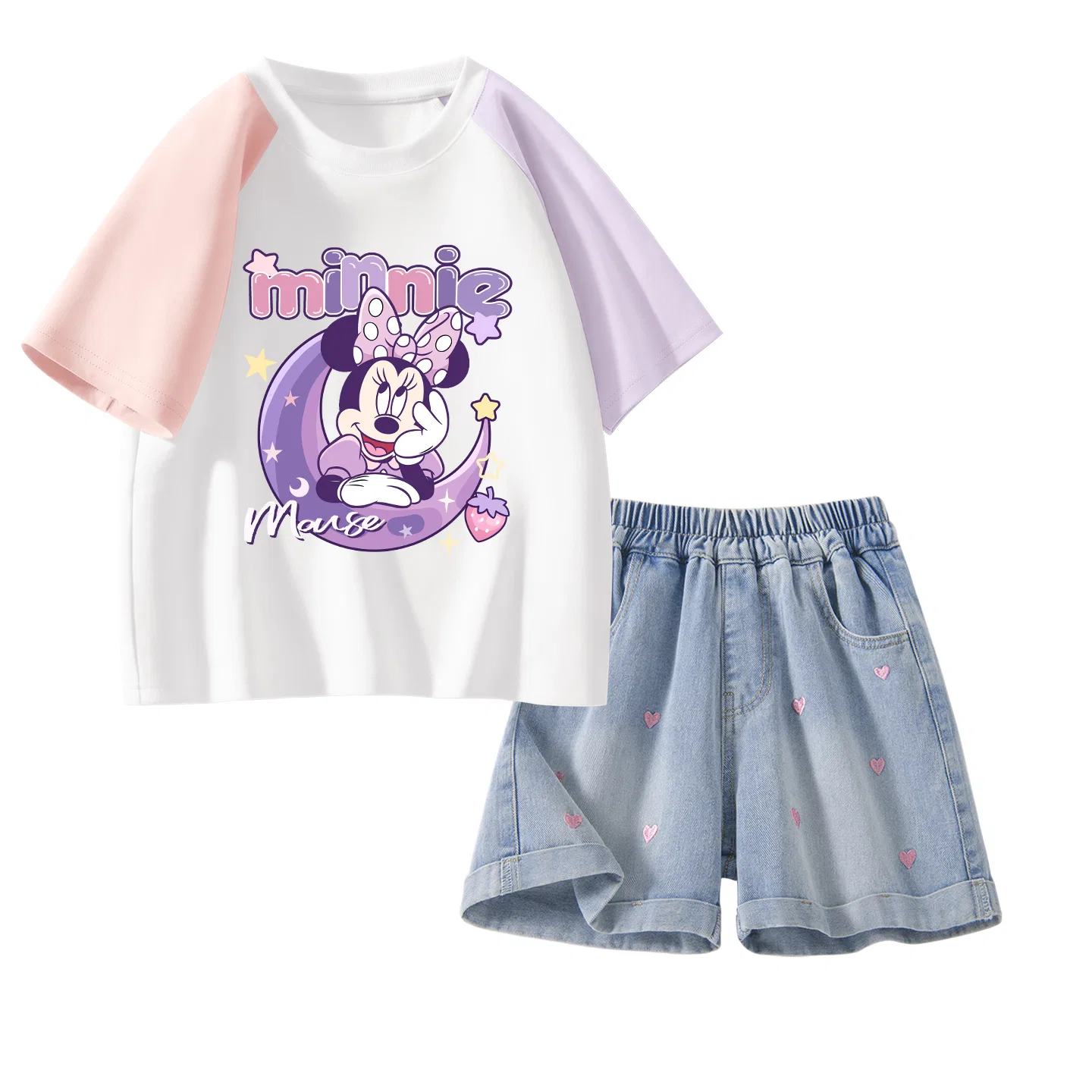 Спортивный костюм Disney Casual Sportswear 2 Pack, розово-фиолетовый