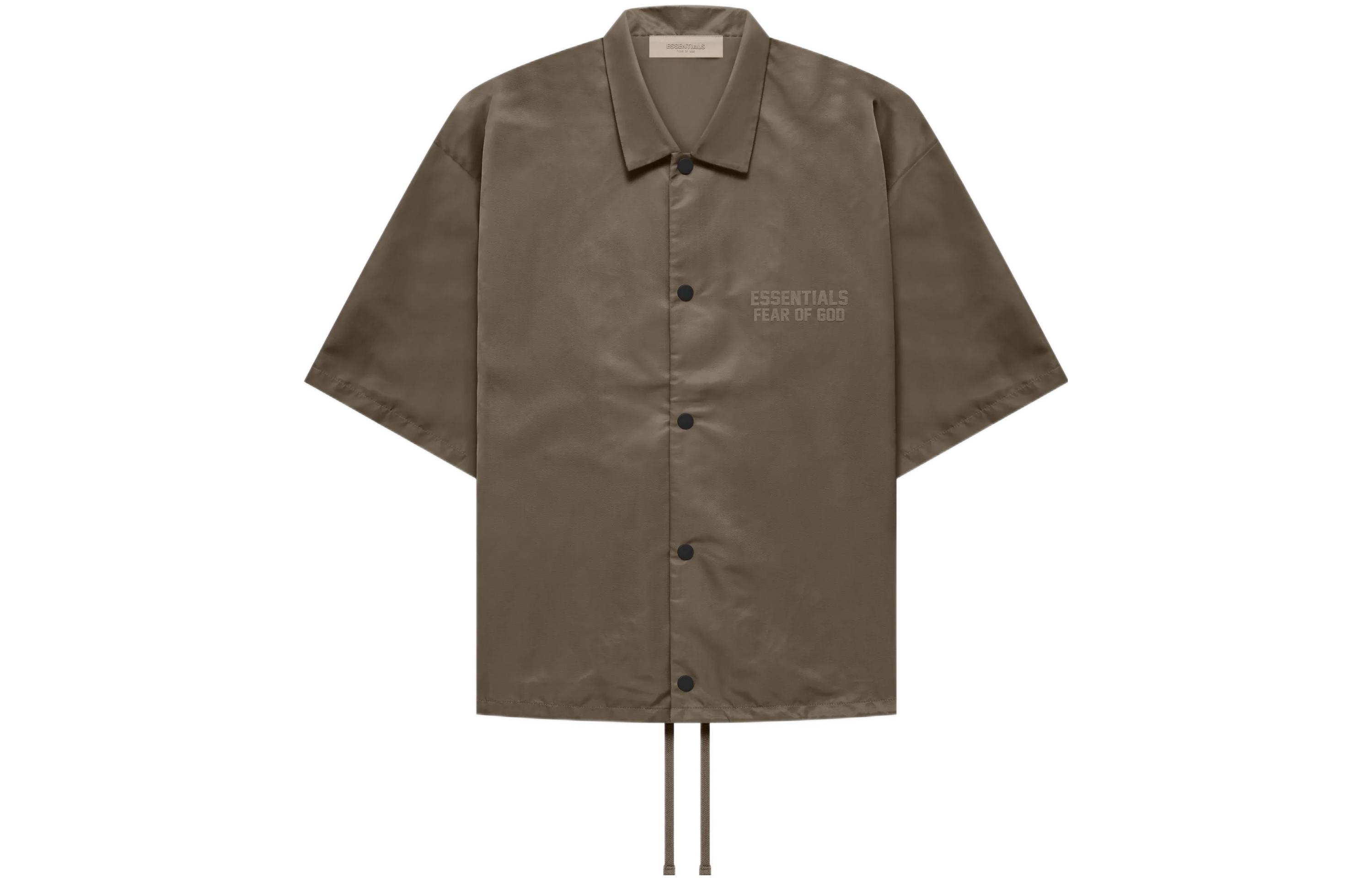Футболка из нейлона Fear Of God Essentials, Дерево Кофе — фото 2