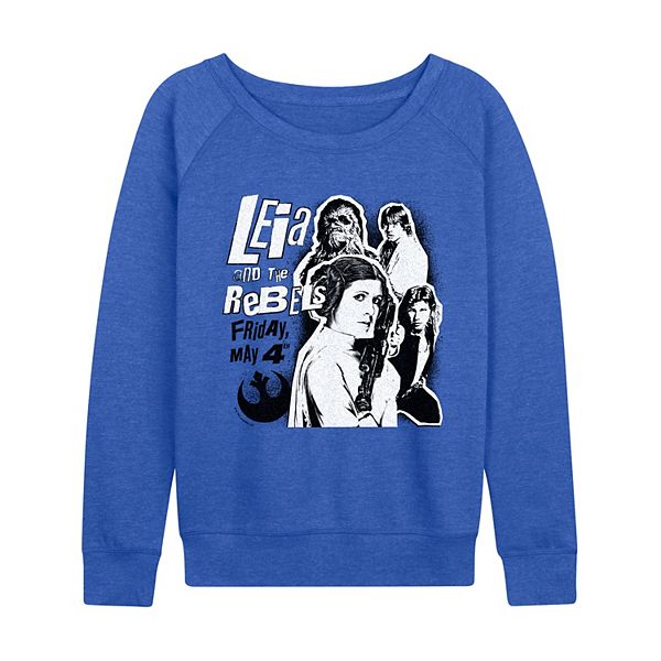 

Футболка с длинным рукавом Leia & the Rebels из французского футера Star Wars, Heather Royal Blue, Синий, Футболка с длинным рукавом Leia & the Rebels из французского футера Star Wars, Heather Royal Blue
