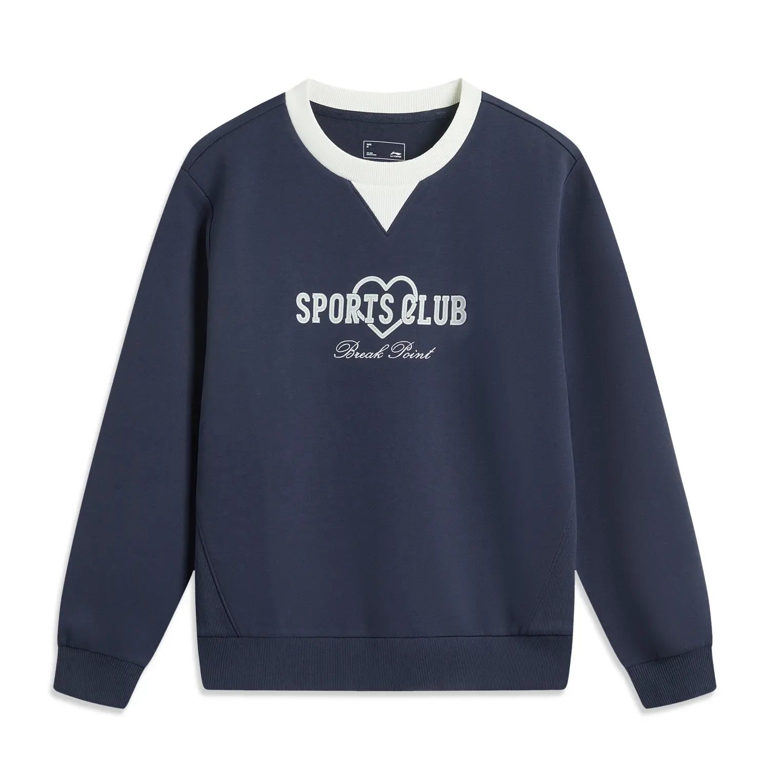 

LINING Спортивный трендовый коллекция Спортивный образ жизни коллекция Толстовка Женская Deep Iris Blue