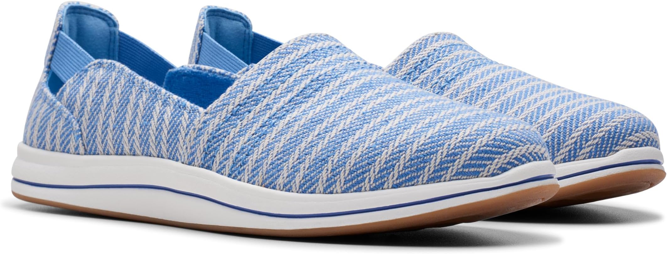 Лоферы Clarks Breeze Step II, цвет Denim Blue Textile